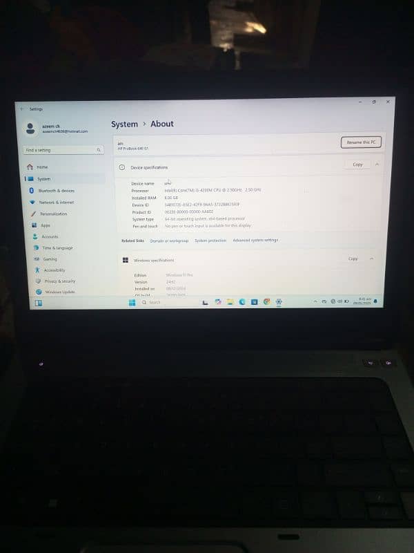 hp core i5 4th generation 3 hours battery 0