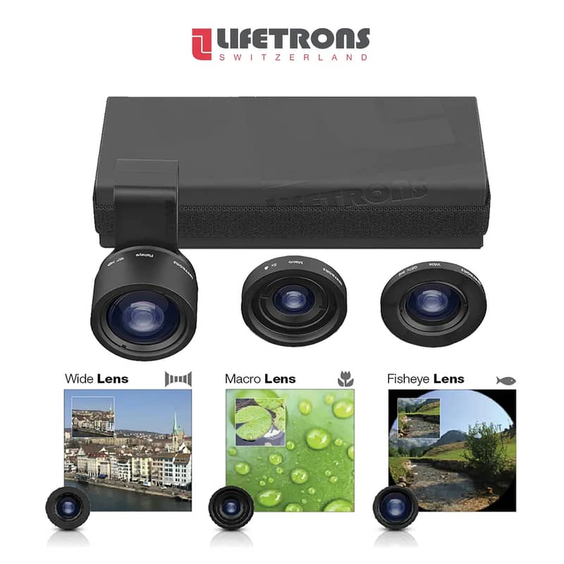 8x white lens best quality product waterproof Hi-fi range & 3 in 1 kit 3