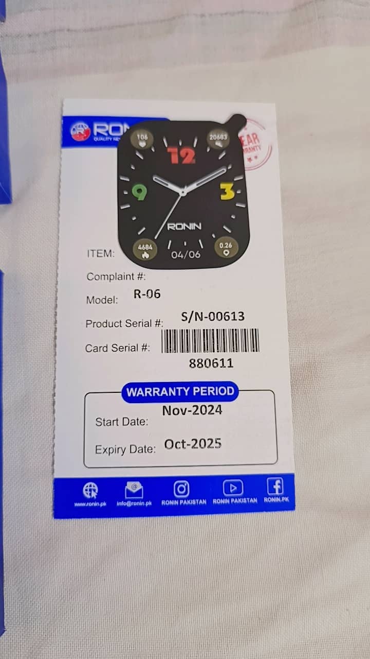 Unisexual smart watch R-06, not used even 1 time so brand new originl 7