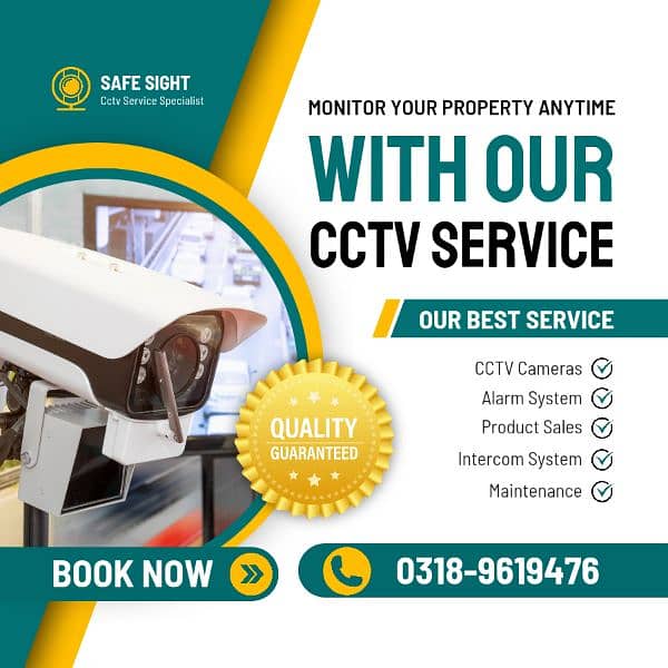 CCTV cameras installation maintenance and repairing 0