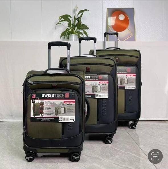 Luggage Bag SwissTech Traveling imported Suitecase TrollyBag Bagpack 1