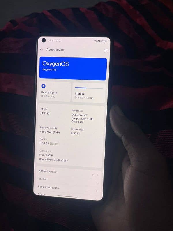 OnePlus 9.5g exchange possible 0