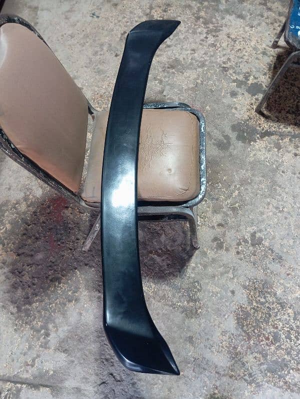 Honda civic Black Trunk Spoiler. 1