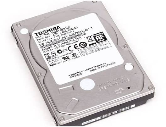 2TB Laptop size 2.5" hard Drive 1