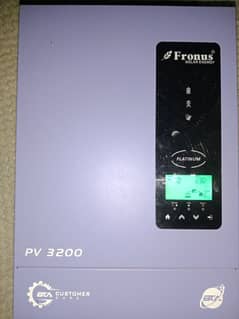 Fronus Solar inverter 3 kilo watt PV 3200