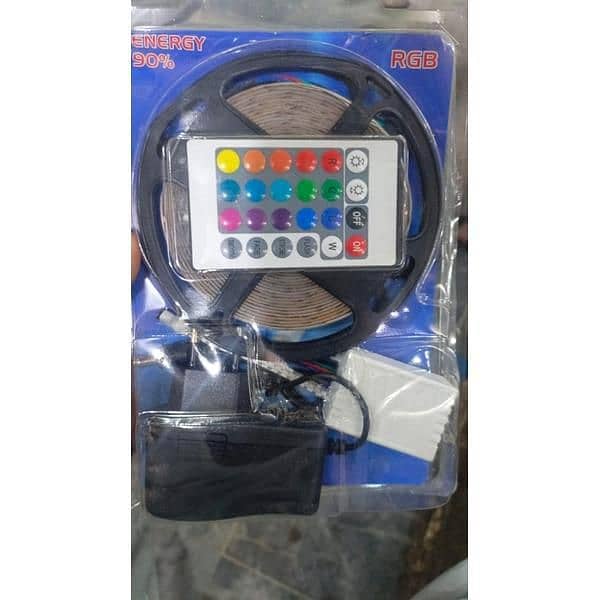 Multicolor RGB Lights 1Pcs With Remote control & Power Adapter 1