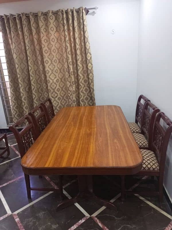 wooden dining table set 0