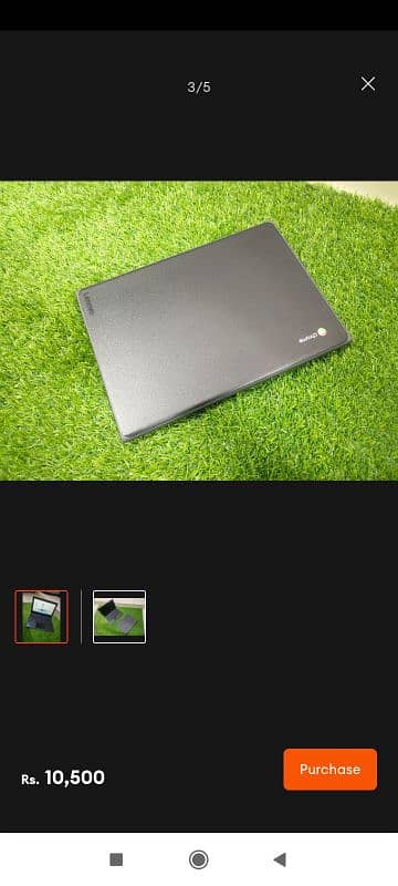 Lenovo Chromebook 100E - 4GB RAM DDR4 - 32GB SSD EMMC - 16.6" Screen 2