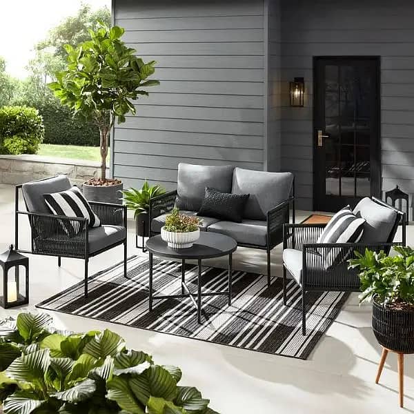 Garden chairs/rattan sofa sets/dining tables/UPVC outdoor furniture 15