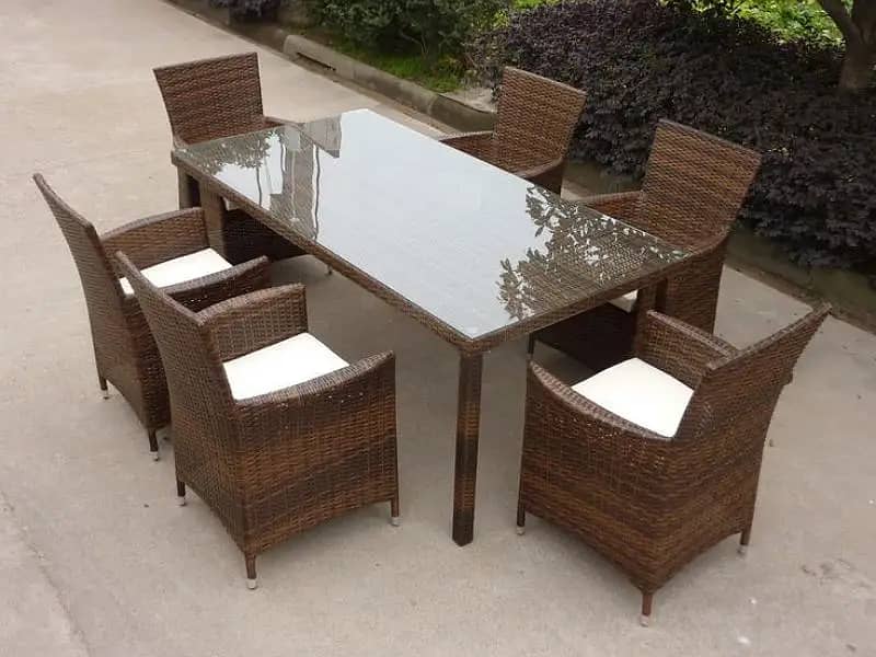 Garden chairs/rattan sofa sets/dining tables/UPVC outdoor furniture 9