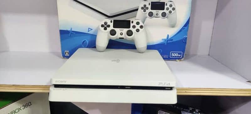 Sony PS4 slim 1tb playing games with controller hy 1