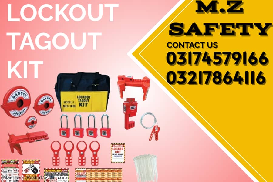 logout tagout kit /industrial machine swicht safety available all size 0