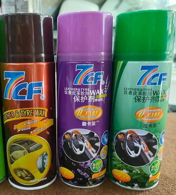 7CF Tire Wax and Car Dashboard Polish 0