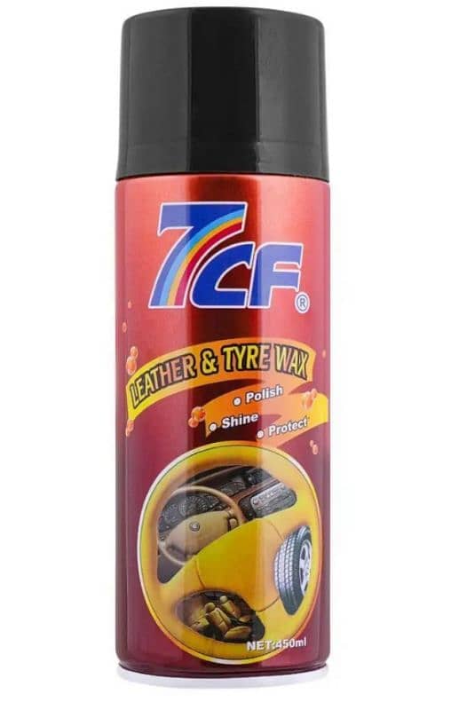 7CF Tire Wax and Car Dashboard Polish 2