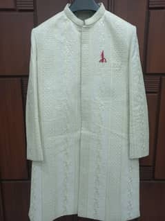 zabardast sherwani with kameez pajama shoes and kolla  xxl size