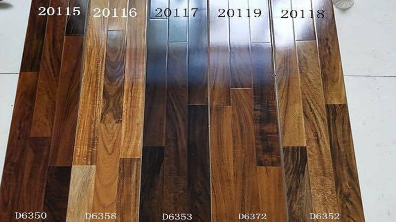 Wooden flooring vinyl floor glossy shiny floor/wallpers/window blinds 2