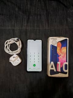 Samsung A 10 with box charger 2 32 9/10 All ok