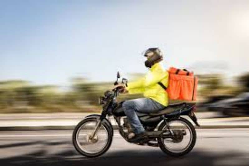 For deliveries in all over Karachi on bike please contact me 0