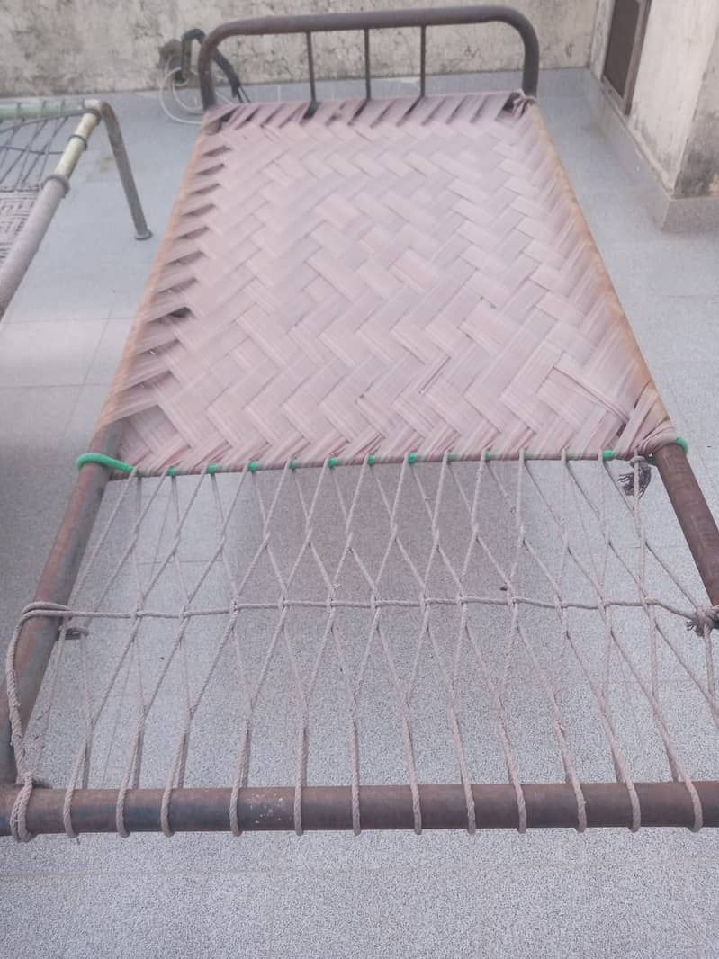 Iron charpai munjh charpai nylon 1