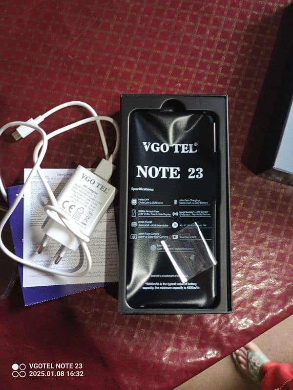 Note23 Vgo tel 8 +256GB Daba pack ha only 3 month used 2