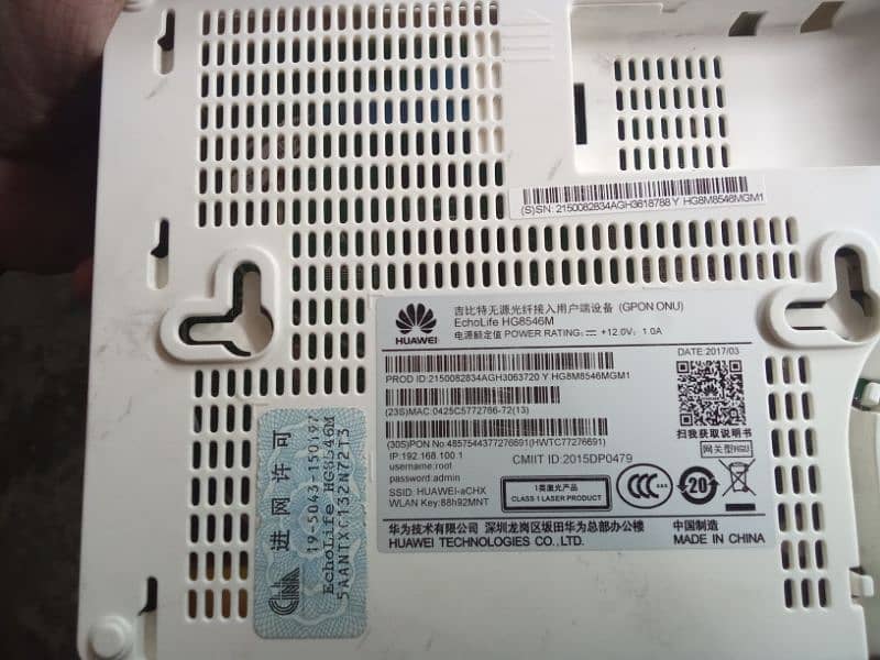 Huawei Gpon Fiber Optic Router ONU/ONT HG 8546M 3