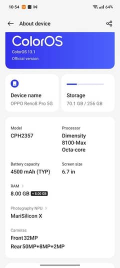 oppo reno 8 pro 5g PTA approved