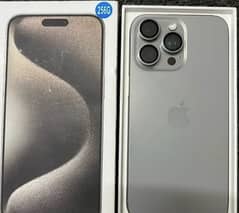 Iphone 15 pro max With UpTo 6 months Apple warranty 100 BH 96 Cycles