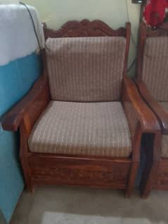 sofa set chairs 2 adad for sale