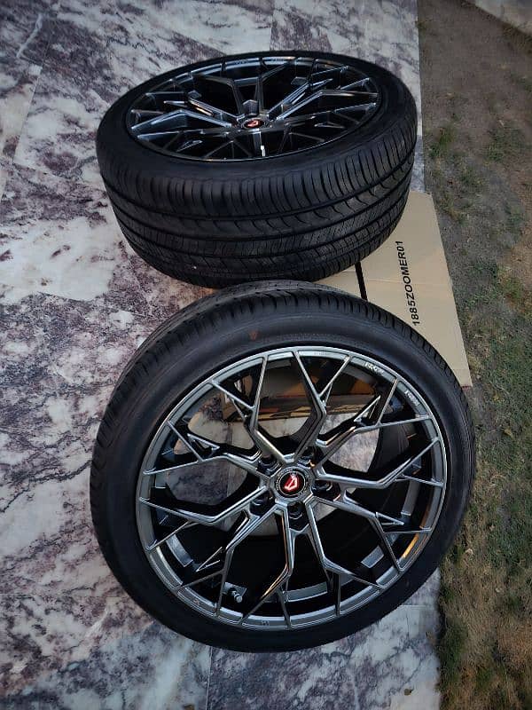 18 inch Rims 5x112 PCD with Tyres 2