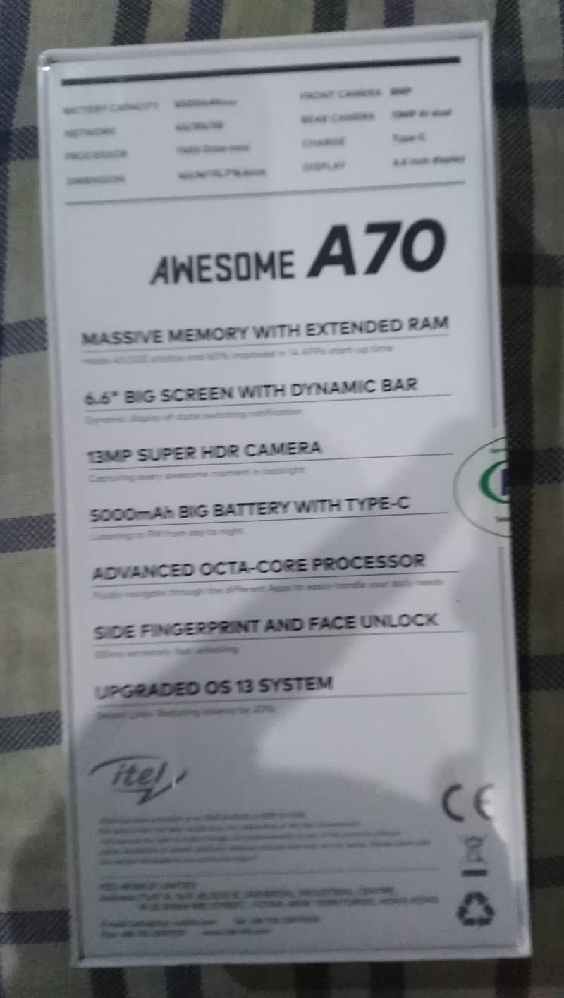 Itel A70 Pro 2