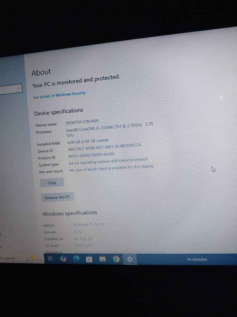 Laptop for sell 2