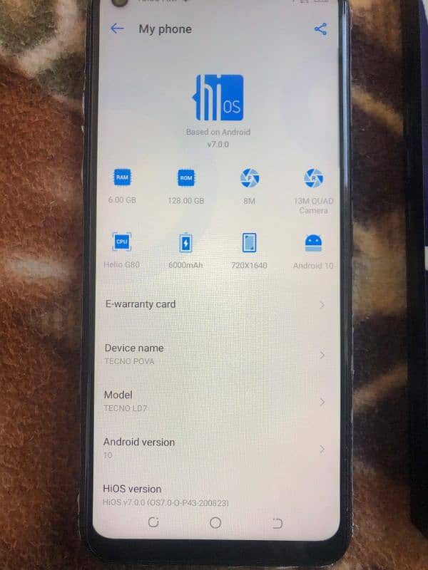 6/128gb Tecno Pova in good condition 8