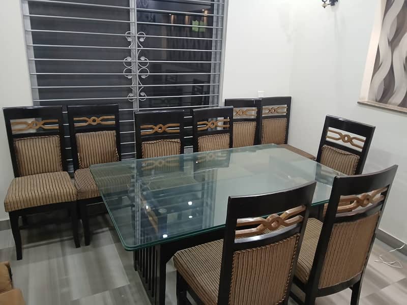 Dining Table with Glass Top 2