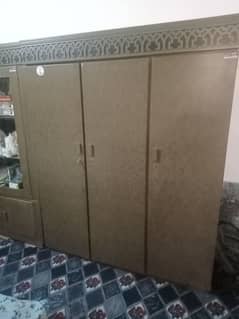 wooden wardrobe