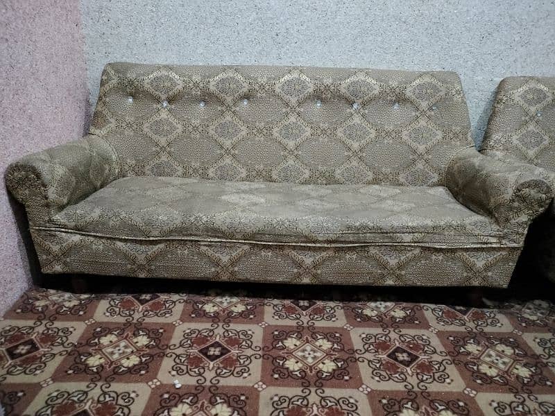 sofa set and two showcase 0