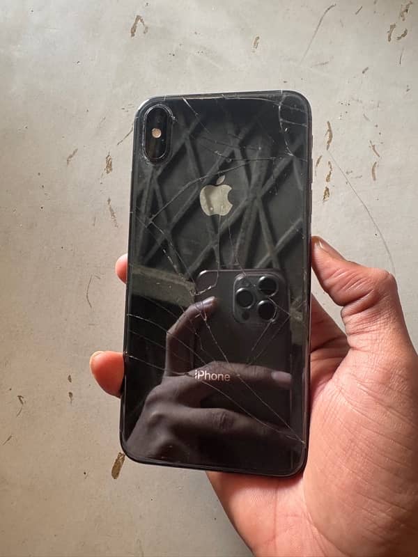 Iphone xs max 256gb  pta approved dual physical 0