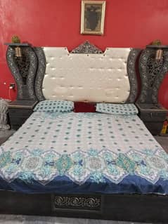 Good Condition furniture set for sale in karachi - Bed set bedroom set