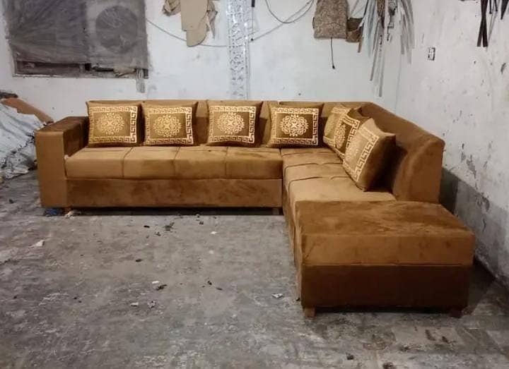 Sofa set\L shape sofa\6 seater sofa\wooden sofa\sofa cum bed 1