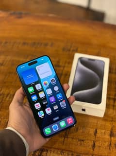 IPhone 15 pro max Lla model with box non pta factory unlocked