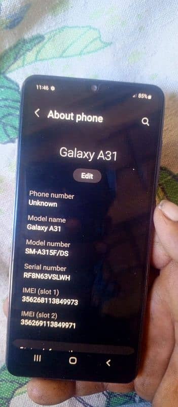 Samsung galaxy a31 only mobile 10/9 7