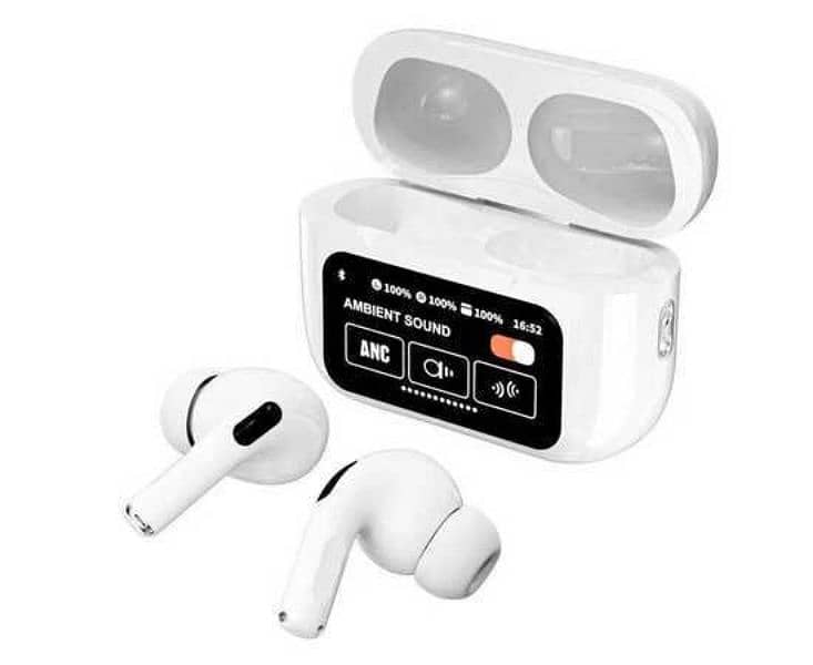 A9 Pro Airpods Wireless Earbuds, Earbuds for iOS Android Cell Phone. 1