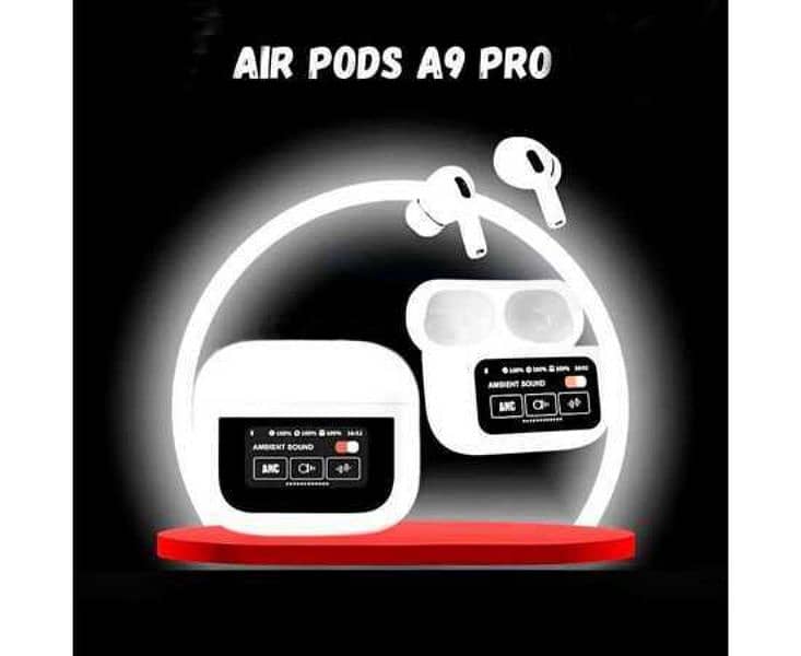 A9 Pro Airpods Wireless Earbuds, Earbuds for iOS Android Cell Phone. 2