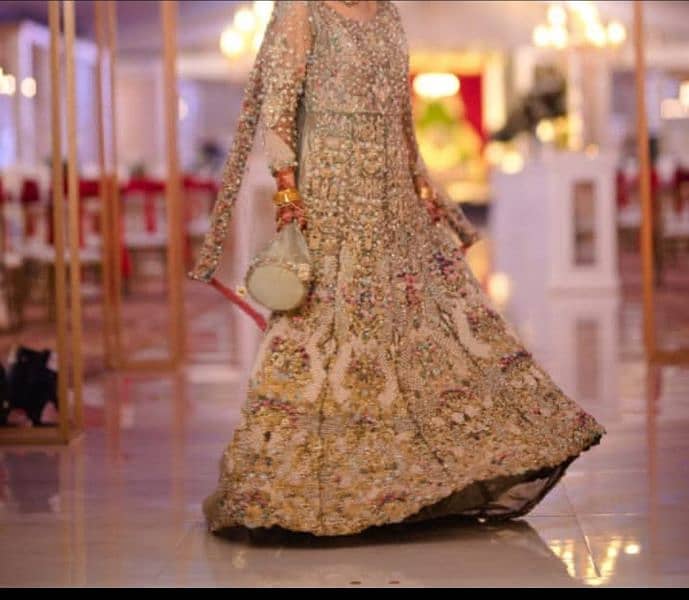 Shaadi /shadi / waleema / walima / barat dress lehenga maxi 0