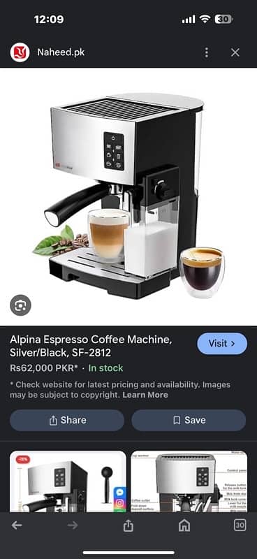 alpina coffee maker 1