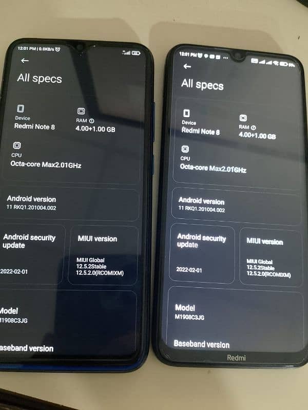 Redmi NOTE 8 available in black and blue 0