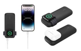 belkin power bank + apple watch and air bod charger