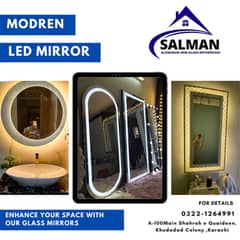 LED Mirror/saloon Vanity Mirror/parlor makeup table with led mirror