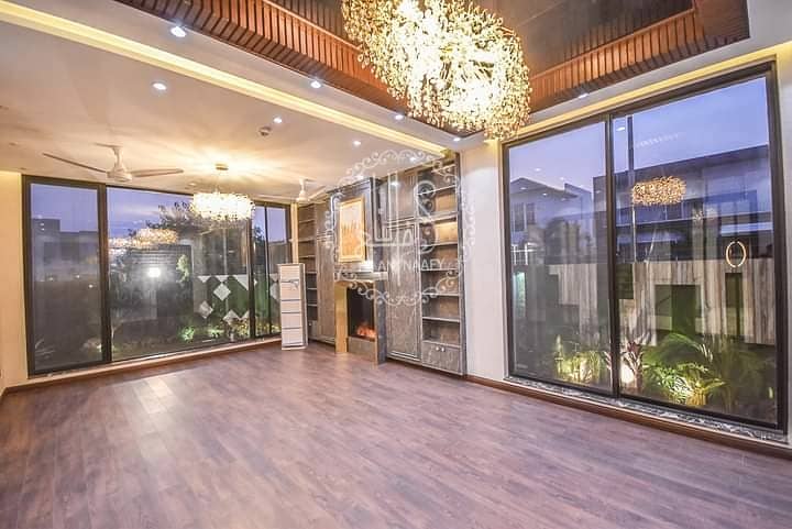 25 Marla Corner Slightly Used Full Basement Luxury Modern Design House For Rent In DHA Phase 6 Near By Raya Golf Country Club Good Location 20