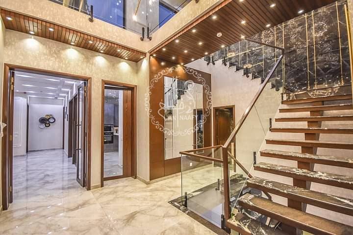 25 Marla Corner Slightly Used Full Basement Luxury Modern Design House For Rent In DHA Phase 6 Near By Raya Golf Country Club Good Location 22