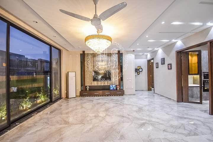 25 Marla Corner Slightly Used Full Basement Luxury Modern Design House For Rent In DHA Phase 6 Near By Raya Golf Country Club Good Location 30